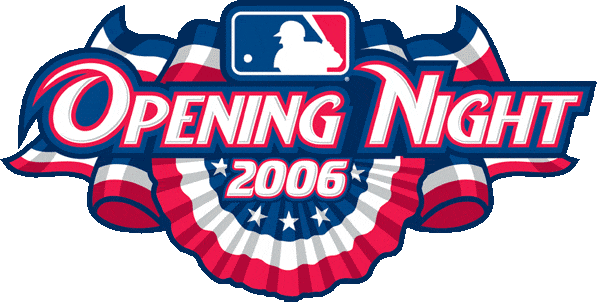 MLB Opening Day 2006 Special Event Logo v2 t shirts iron on transfers